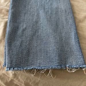 Judy Blue Wide Leg Crop non distressed (frayed bottom)